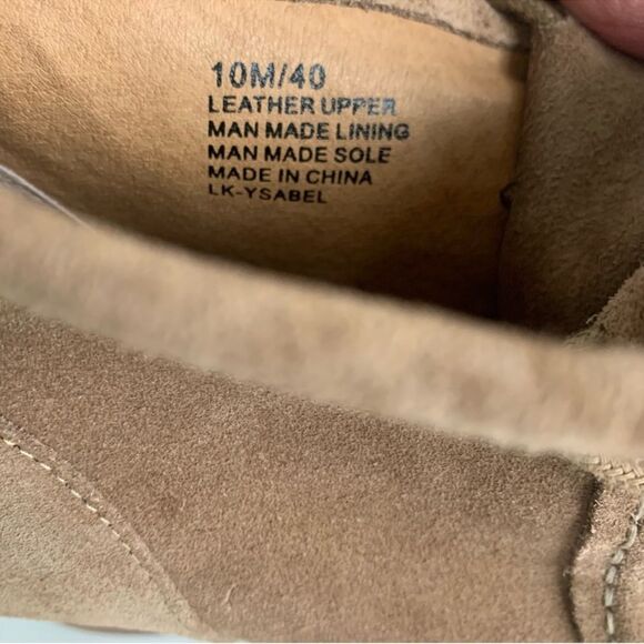 Lucky Brand Ysabel Black Suede Wedge Chukka Bootie - Picture 12 of 13